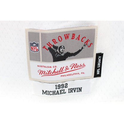 Michael Irvin Signed Dallas Cowboys M&N White Legacy XL Jersey Beckett 51280