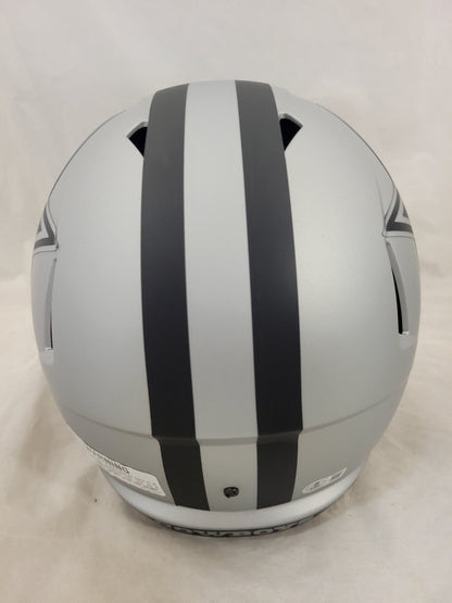 JAVONTE WILLIAMS SIGNED DALLAS COWBOYS F/S RAVE SPEED REPLICA HELMET BECKETT