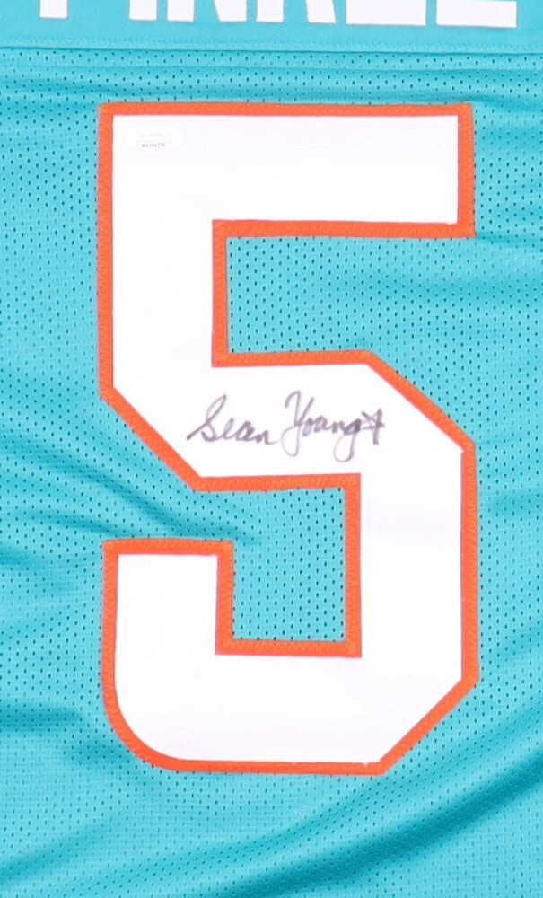 Sean Young Signed "Ray Finkle" Jersey (JSA COA) Ace Ventura Pet Detective /Miami