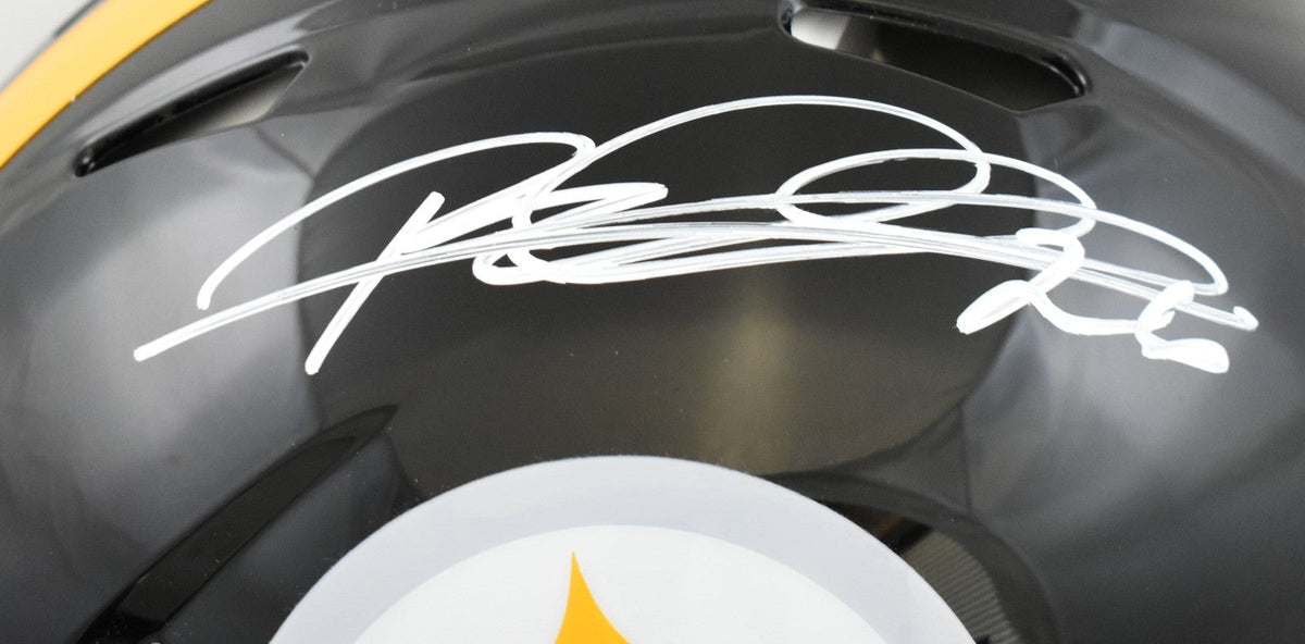 Rod Woodson Autographed Steelers F/S Speed Authentic Helmet - Beckett W Hologram