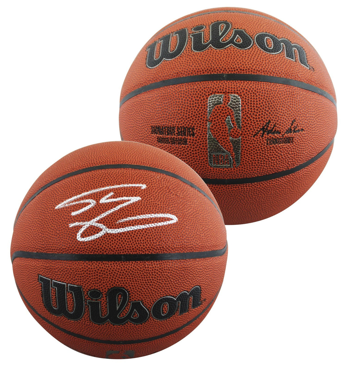 Lakers Shaquille O'Neal Signed Wilson Signature Series Basketball W/ Case BAS W