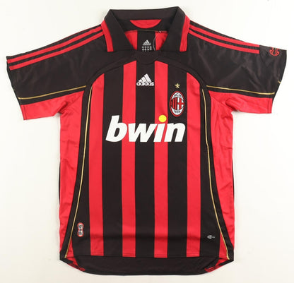 Cafu Signed AC Milan Jersey (Beckett) 2xFIFA World Cup Champion/ Brazil Ntl Team