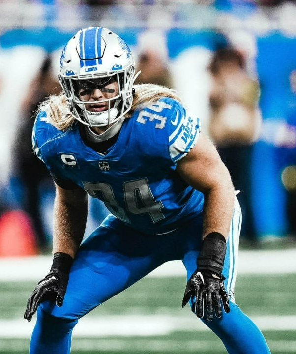 Alex Anzalone Signed Detroit Lions Jersey (Beckett) 2017 3rd Round Pick / L.B.