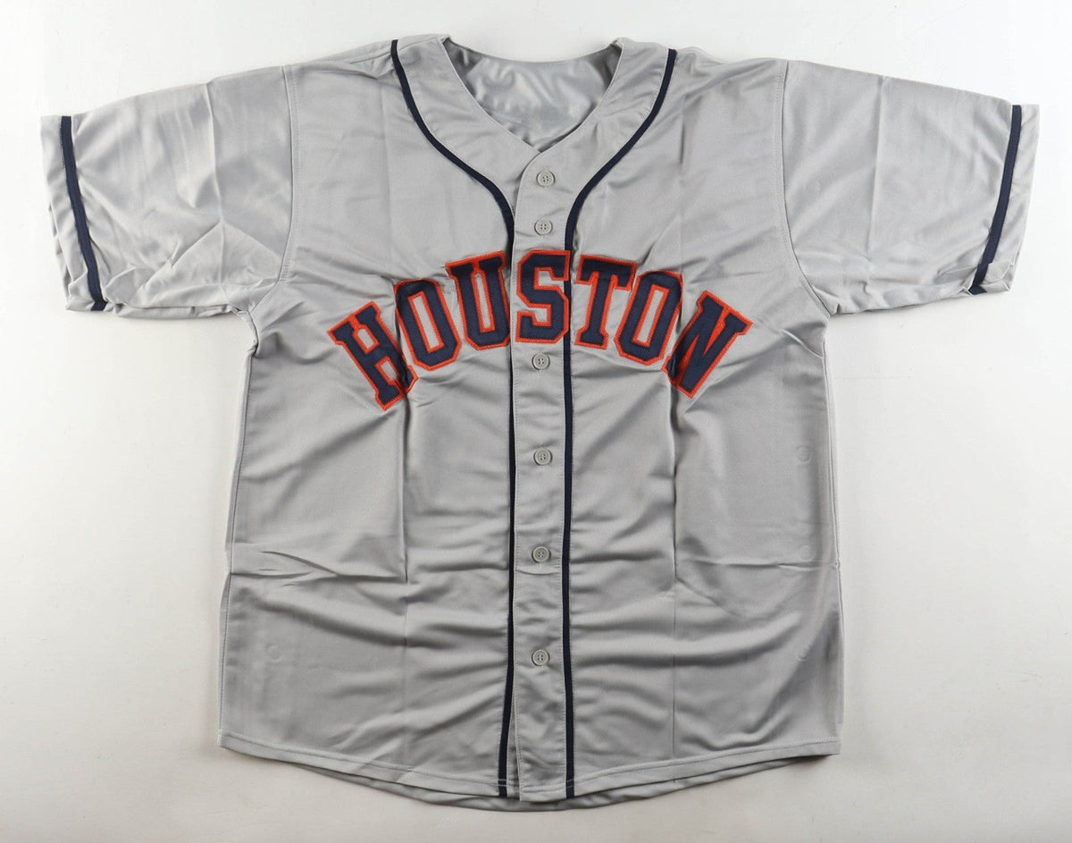 Yordan Alvarez Signed Houston Astros Jersey (Beckett) 3xAll Star DH & OF