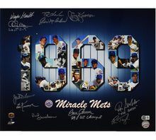 1969 Miracle Mets Signed Unframed 16x20 Photo 22 Sigs - Ed Charles/ Tom Seaver