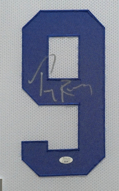 FRAMED DALLAS COWBOYS TONY ROMO AUTOGRAPHED SIGNED JERSEY JSA COA