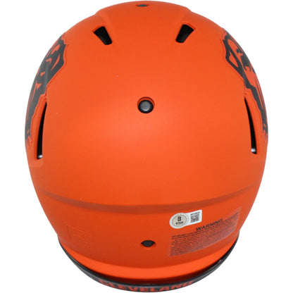 Quinshon Judkins Autographed Cleveland Browns Pro Rave Helmet Beckett WIT 53109