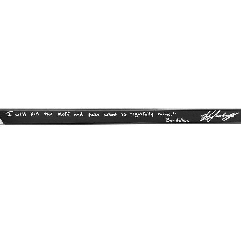Katee Sackhoff RARE Autographed Hasbro Star Wars Darksaber Force FX Lightsaber