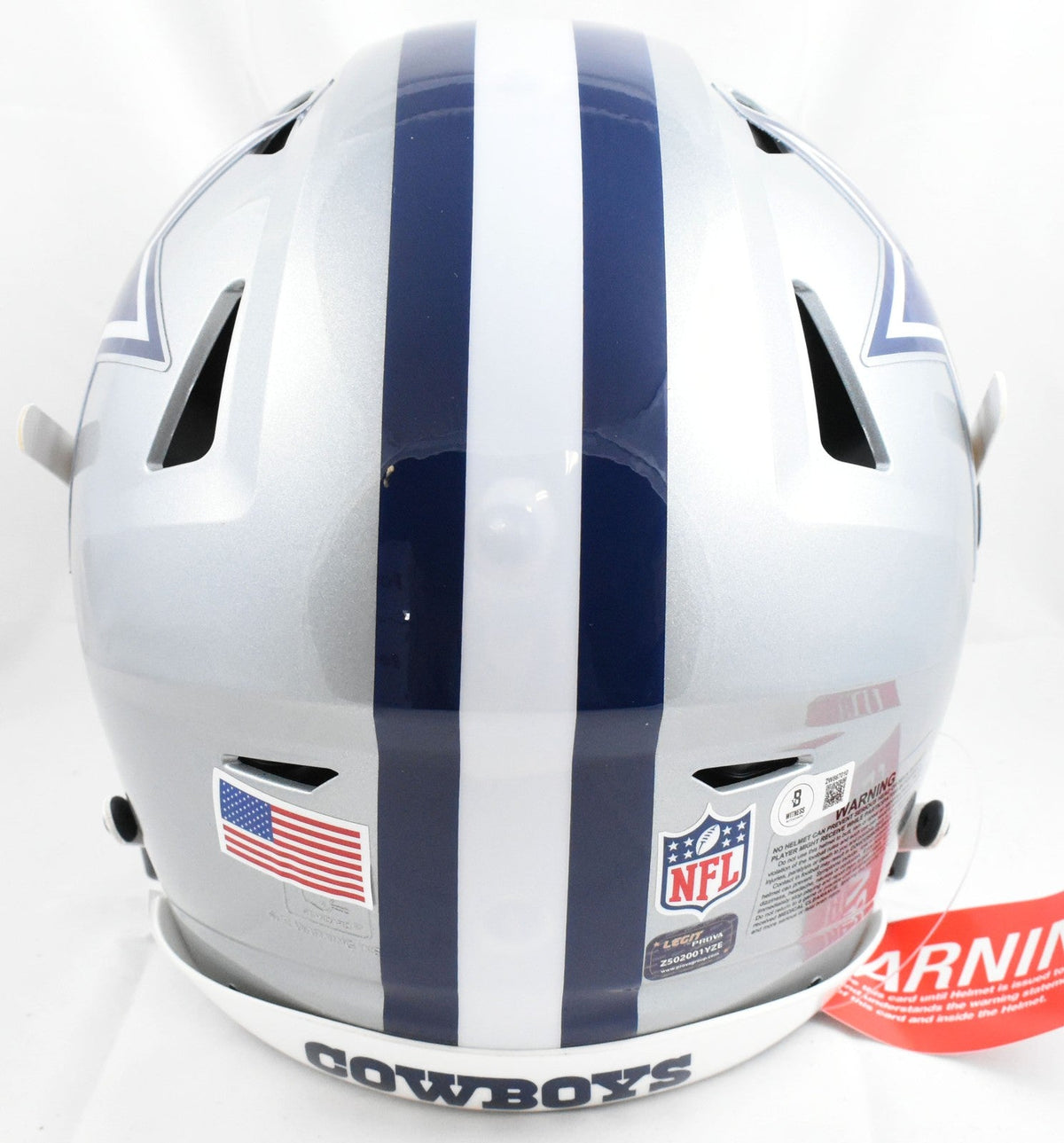 Emmitt Smith Autographed Cowboys F/S SpeedFlex Helmet w/HOF - Beckett W Holo