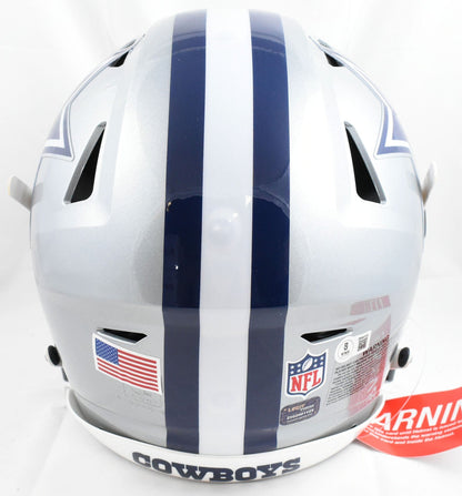 Emmitt Smith Autographed Cowboys F/S SpeedFlex Helmet w/HOF - Beckett W Holo