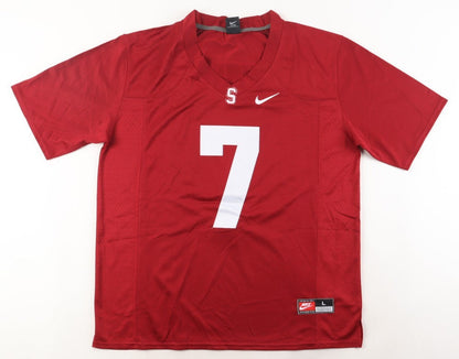 John Elway Signed Stanford Cardinal Jersey (JSA COA) Broncos 1983 #1 Draft Pick