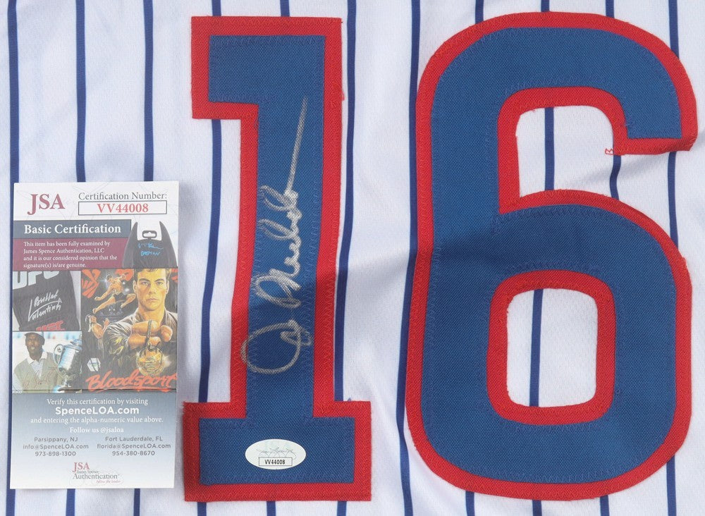 Joe Maddon Signed Chicago Cubs "Curse Reversed #16 Jersey (JSA COA) 2016 Manager