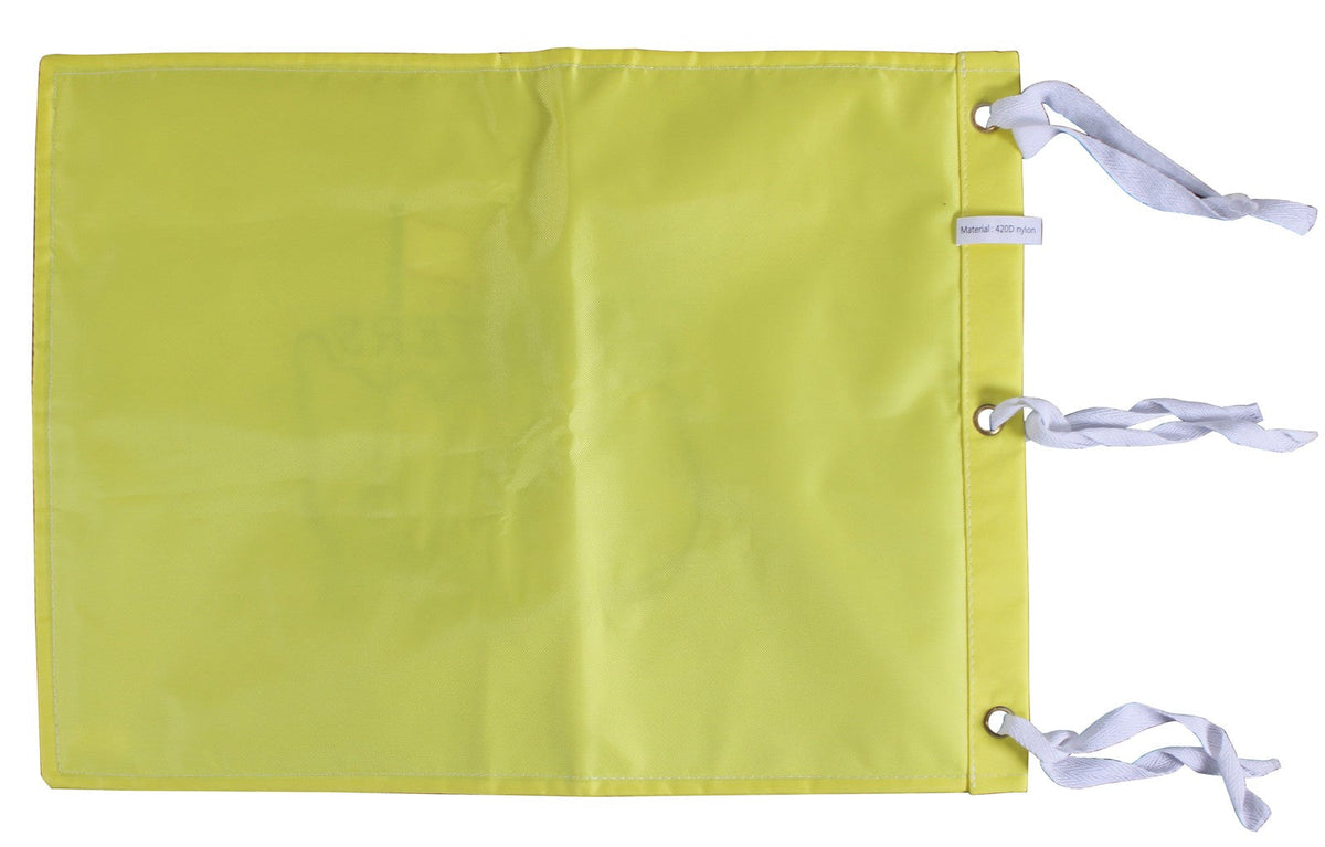 Jack Nicklaus Authentic Signed Undated Yellow Masters Pin Flag BAS LOA