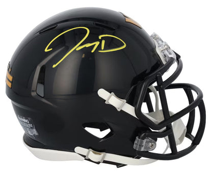 Jayden Daniels Autographed Commanders Alternate Mini Speed Helmet Fanatics