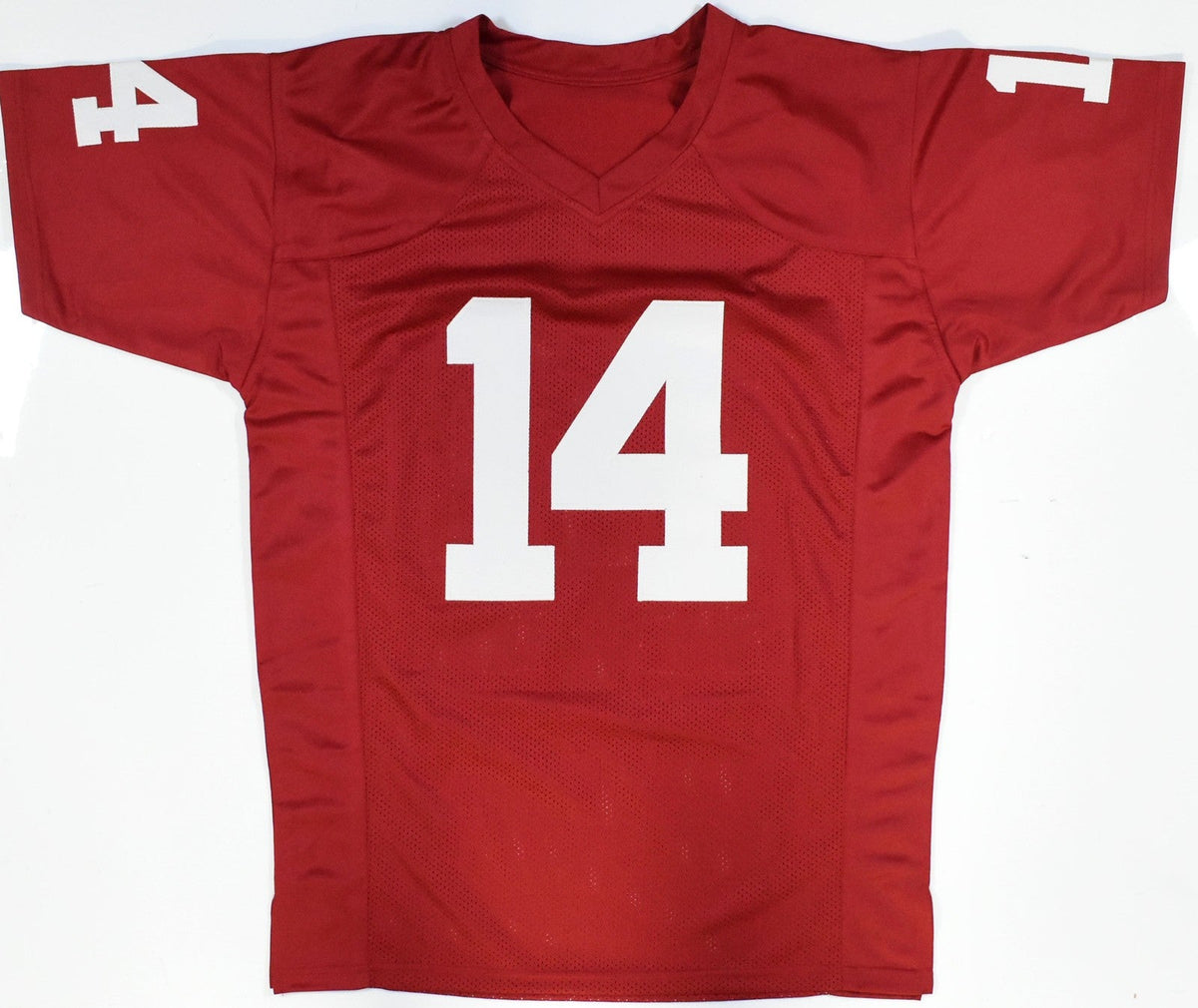 Sam Bradford Autographed Crimson College Style Jersey - Beckett W Holo *Silver