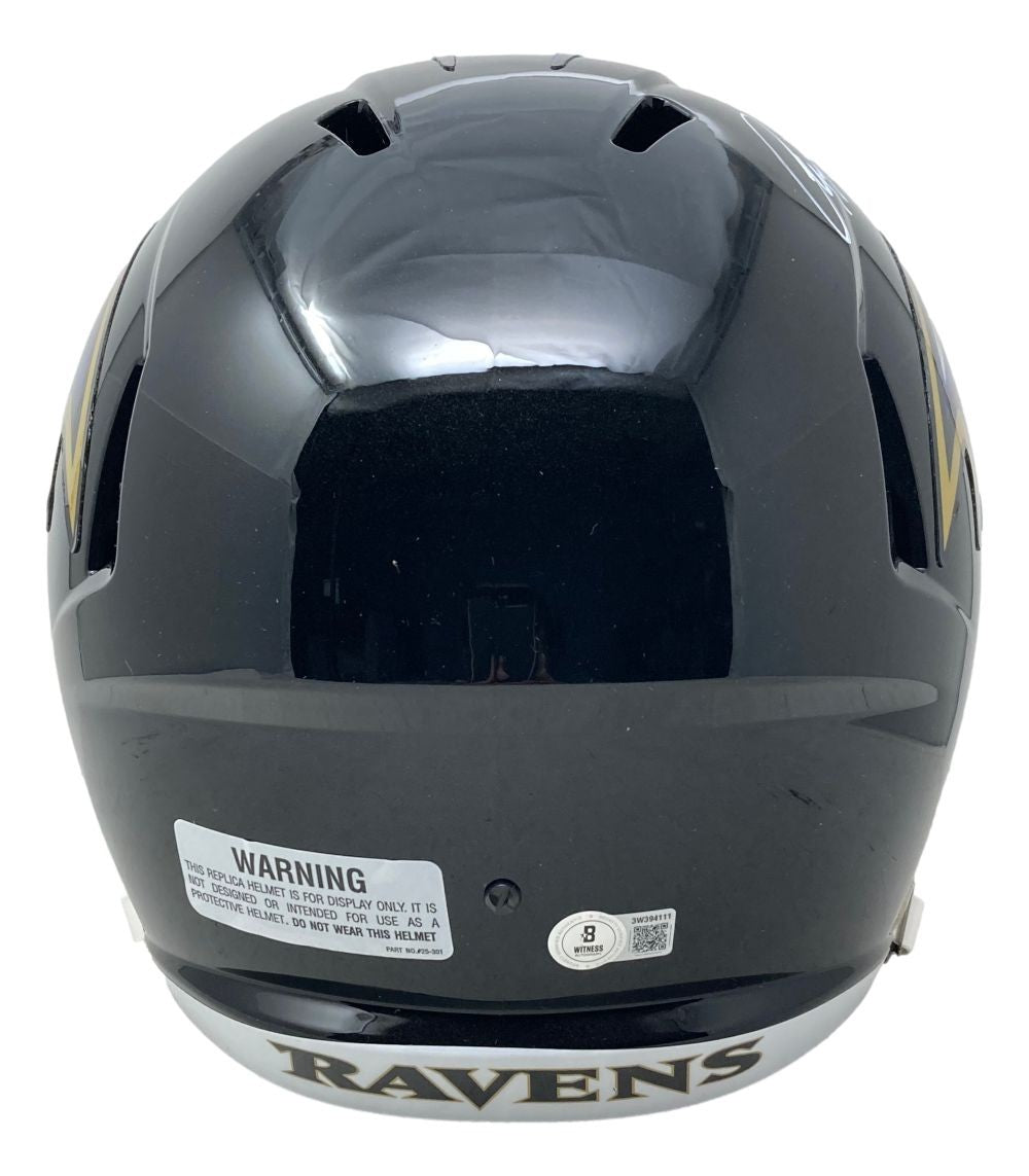Anquan Boldin Signed Baltimore Ravens Full Size Speed Replica Helmet BAS
