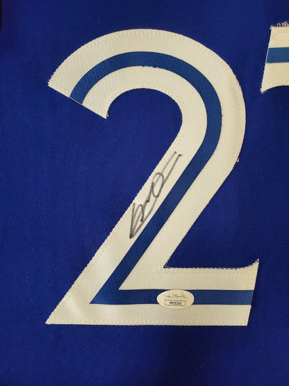 FRAMED TORONTO BLUE JAYS VLADAMIR GUERRERO JR AUTOGRAPHED SIGNED JERSEY JSA COA