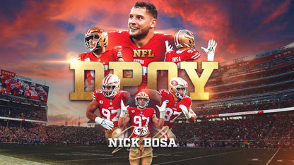 Nick Bosa Signed 49ers Mini Helmet (Beckett) 2019 San Francisco 1st Rd Pick #2.