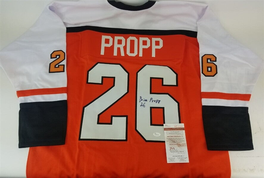 Brian Propp Signed Philadelphia Flyers Jersey (JSA COA) 5xAll Star Left Wing