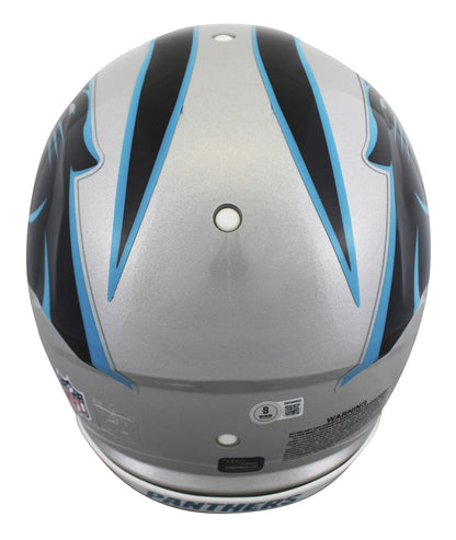Panthers Julius Peppers Signed Full Size Speed Proline Helmet BAS Witnessed