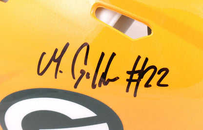 Matthew Golden Autographed Packers F/S Speed Authentic Helmet - Beckett W Holo