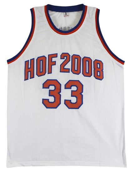 Patrick Ewing Authentic Signed White Pro Style Jersey Autographed BAS