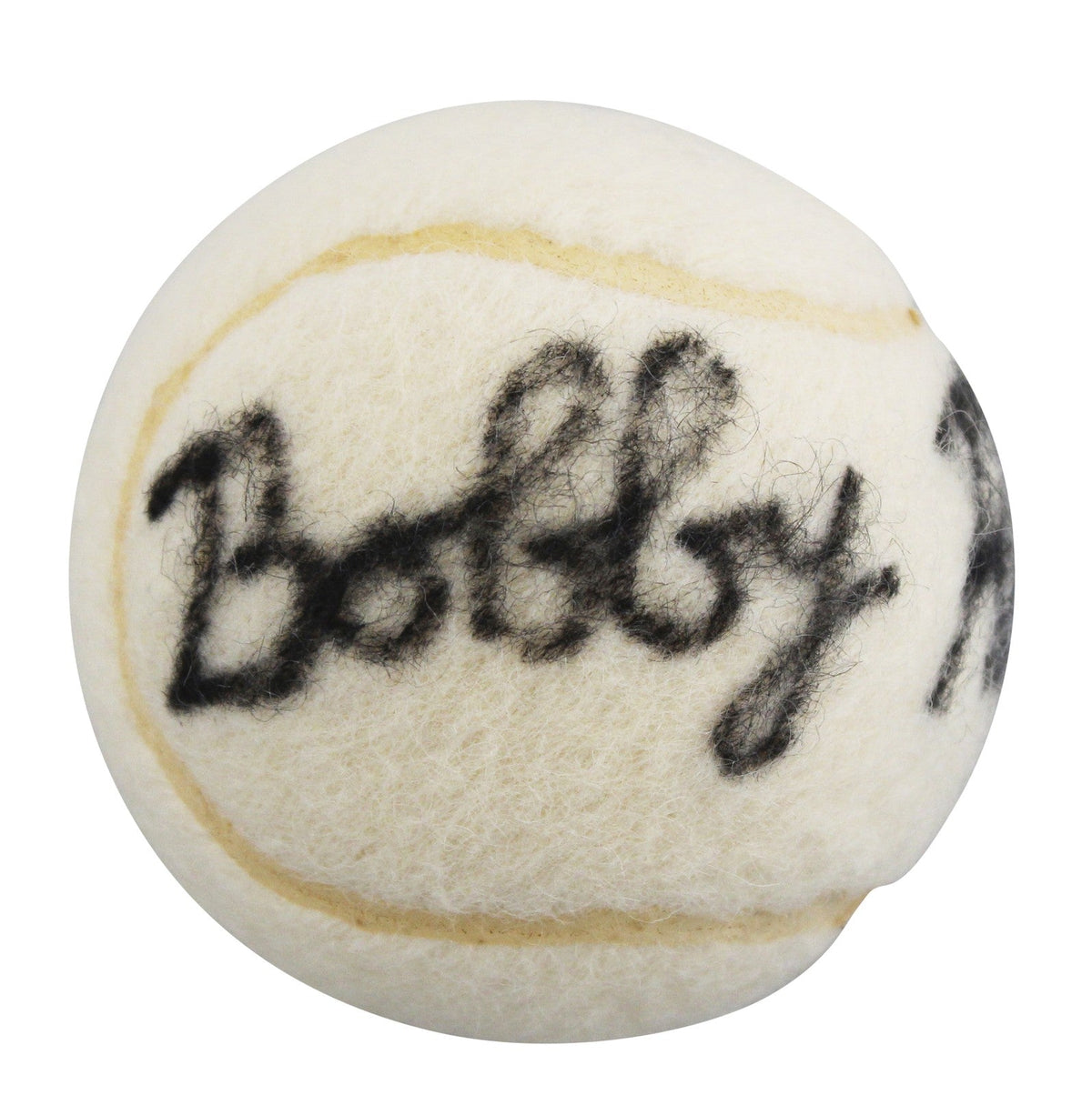 Bobby Riggs Authentic Signed Slazenger Tennis Ball Autographed BAS #AE64048