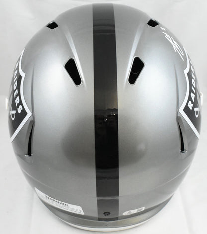 Ashton Jeanty Autographed Raiders F/S Flash Speed Helmet - Beckett W Hologram