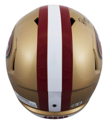 49ers Tom Rathman & Roger Craig Signed Full Size Speed Rep Helmet BAS Witnessed