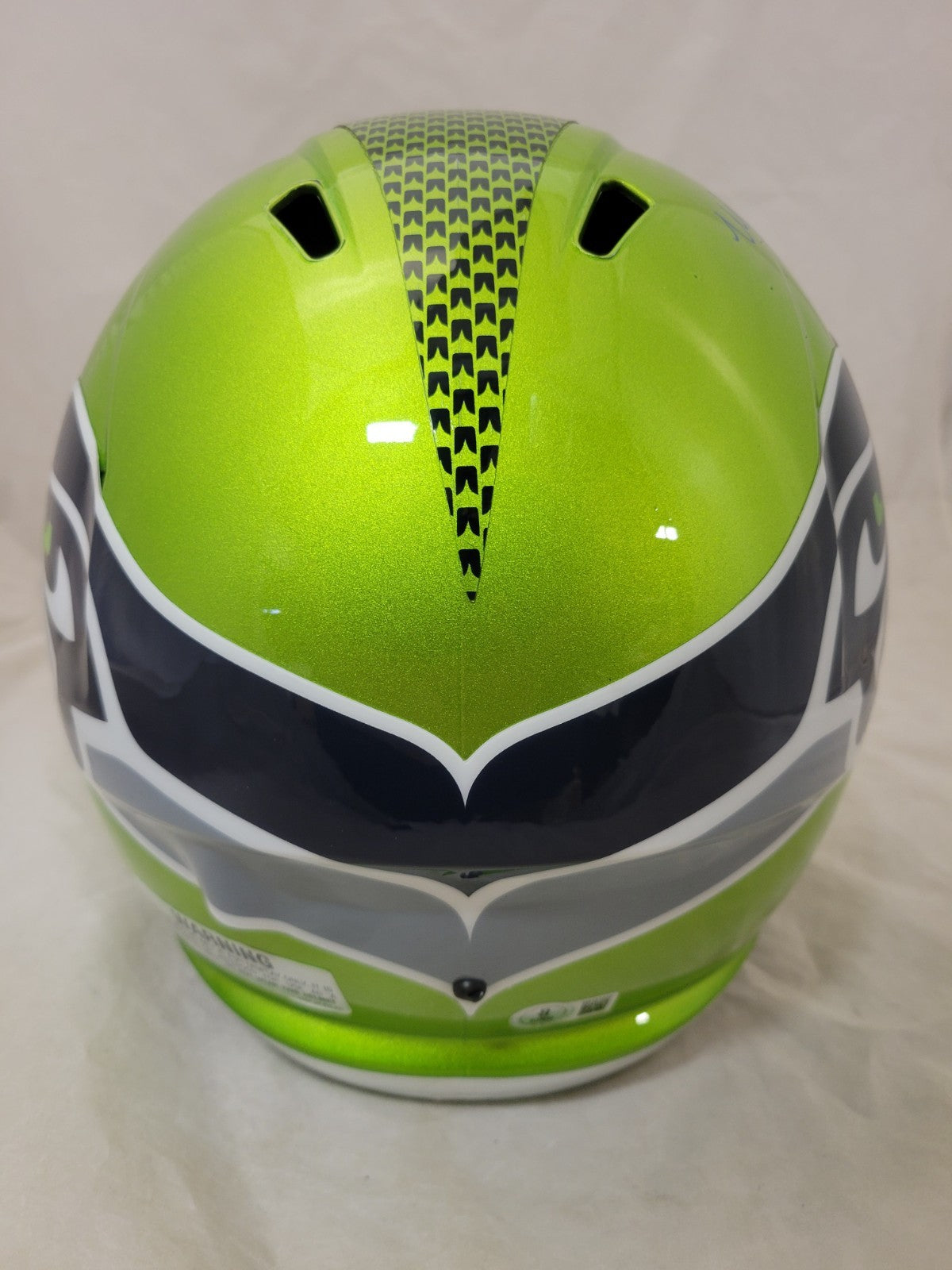 MATT HASSELBECK SIGNED SEATTLE SEAHAWKS F/S FLASH SPEED REP HELMET BAS