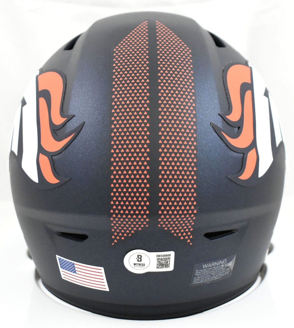 Patrick Surtain II Autographed Broncos Mid-Size SpeedFlex Helmet- Beckett W Holo