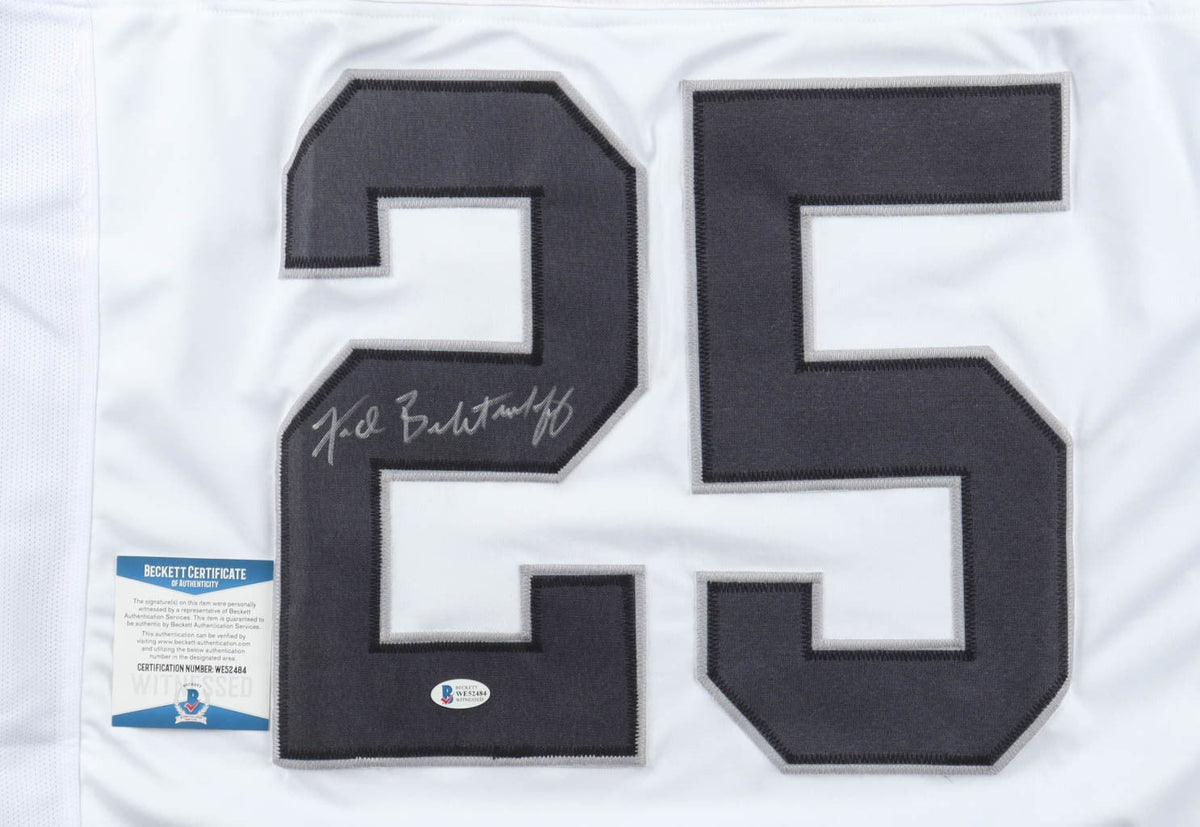 Fred Biletnikoff Signed Raiders Jersey (Beckett COA) Oakland's #1 WR 1965-1978