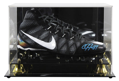 Lions Calvin Johnson Signed Signature Series Right Football Cleat W/ Case BAS W