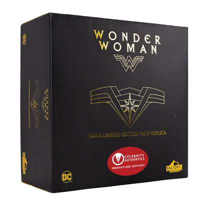 Gal Gadot Autographed Factory Entertainment Wonder Woman Tiara with Inscription