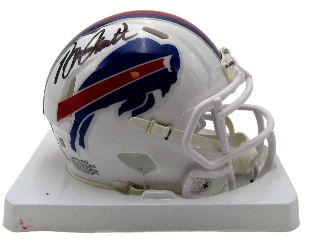 Bruce Smith HOF Signed/Autographed Bills Speed Mini Helmet JSA 200209