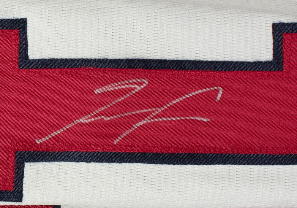 Ronald Acuna Jr. Signed Atlanta Braves Cream Nike Baseball Jersey JSA