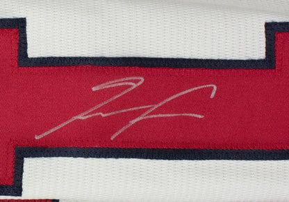Ronald Acuna Jr. Signed Atlanta Braves Cream Nike Baseball Jersey JSA