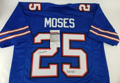 Haven Moses Signed Buffalo Bills Jersey "Bills Mafia" (JSA COA) 1973 Pro Bowl WR