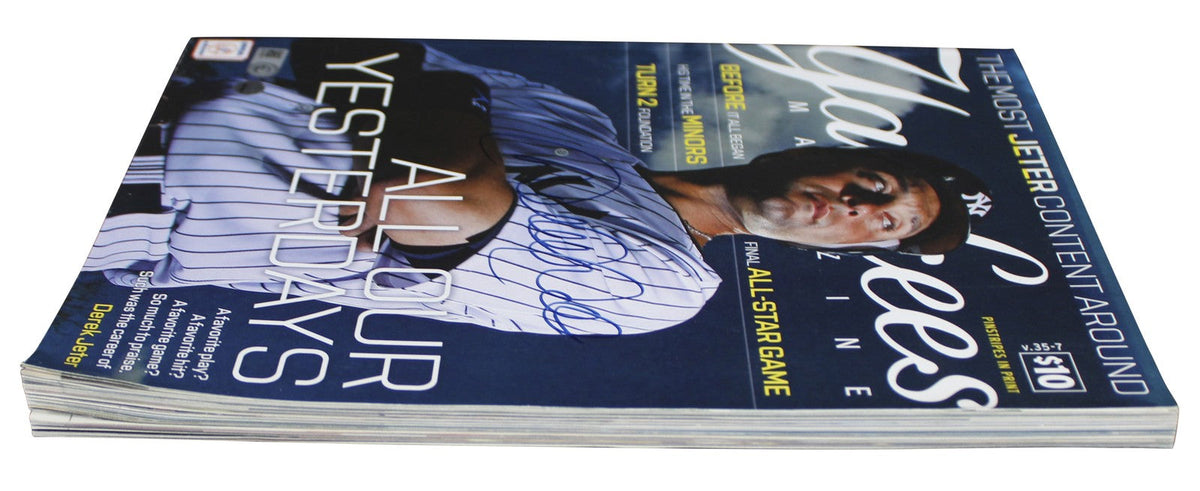Yankees Derek Jeter Signed September 2014 Yankees Magazine MLB & BAS #AE64182