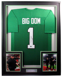 Big Dom DiSandro Philadelphia Eagles Autographed Jersey Framed Beckett 200181