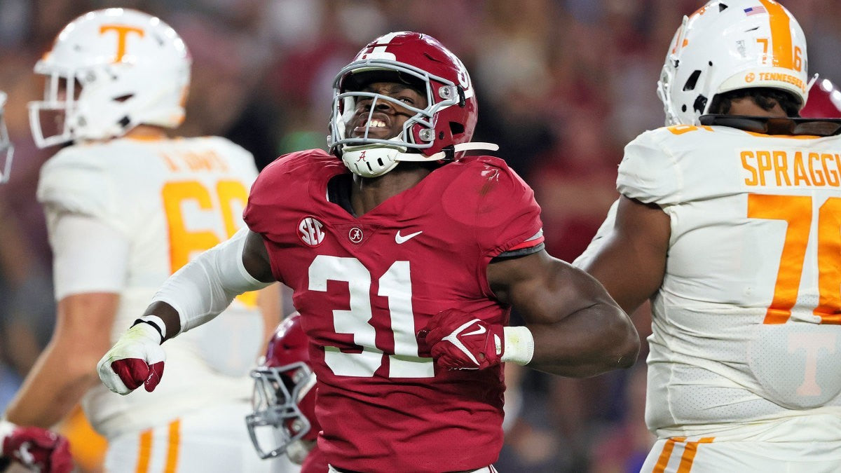 Will Anderson Jr Signed Alabama Crimson Tide Jersey Inscr "Terminator" (Beckett)