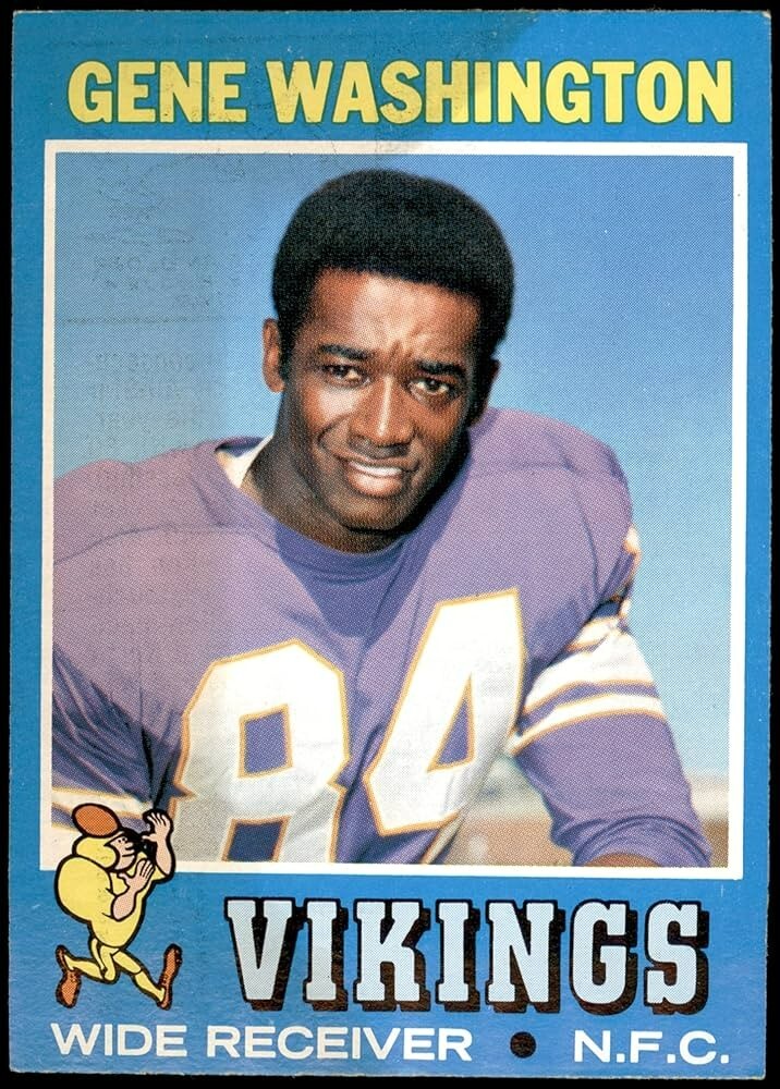 Gene Washington Signed Vikings Jersey (JSA COA) Minnesota's 2xPro Bowl Receiver