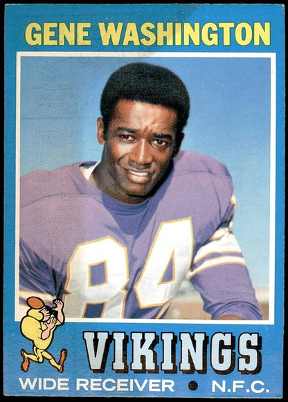 Gene Washington Signed Vikings Jersey (JSA COA) Minnesota's 2xPro Bowl Receiver