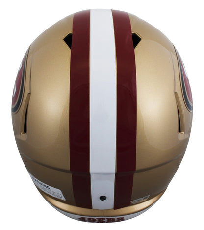 49ers Christian McCaffrey Authentic Signed Full Size Speed Rep Helmet Fanatics