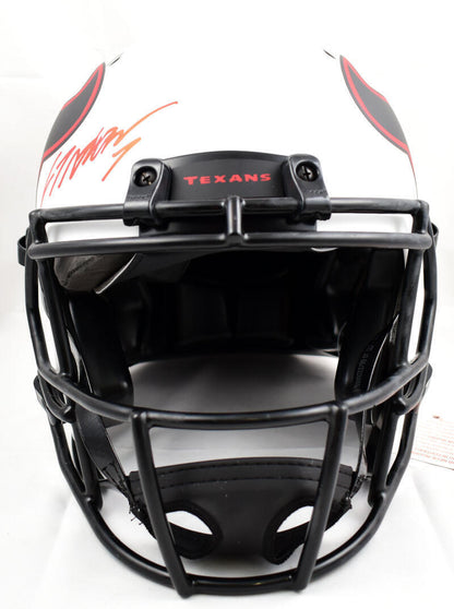 CJ Stroud Autographed Houston Texans F/S Lunar Speed Authentic Helmet - Fanatics