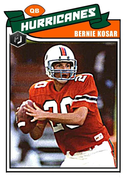 Bernie Kosar Signed Miami Hurricanes Jersey (PSA COA) 1983 National Champion QB