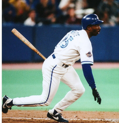 Devon White Signed Toronto Blue Jays Jersey Inscribed 92, 93 WS Champ (Beckett)