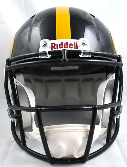 George Kittle Signed Iowa Hawkeyes F/S Speed Helmet- Beckett W Hologram *White