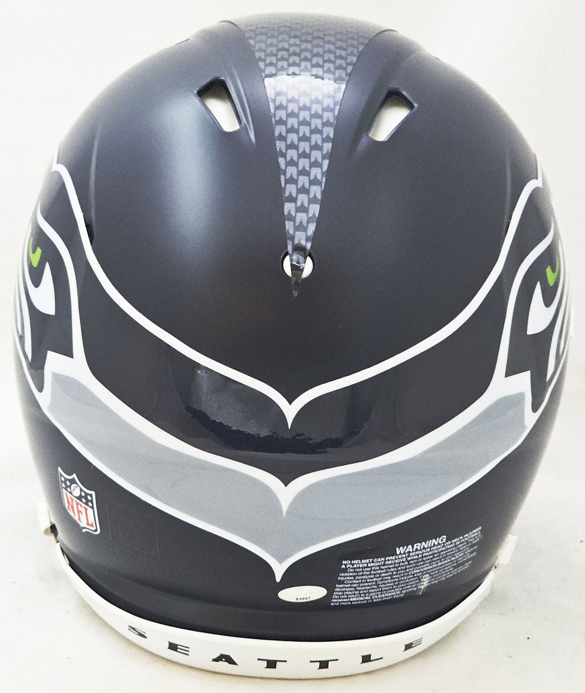 KAM CHANCELLOR AUTOGRAPHED SEAHAWKS BLUE FULL SIZE AUTHENTIC HELMET MCS 220822