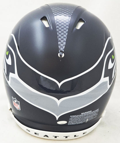 KAM CHANCELLOR AUTOGRAPHED SEAHAWKS BLUE FULL SIZE AUTHENTIC HELMET MCS 220822